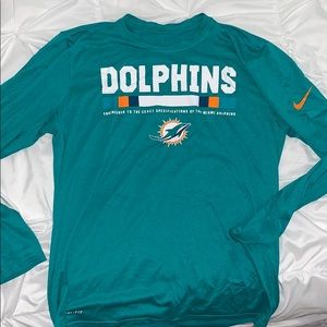 Miami Dolphins Nike Dri-Fit Long Sleeve